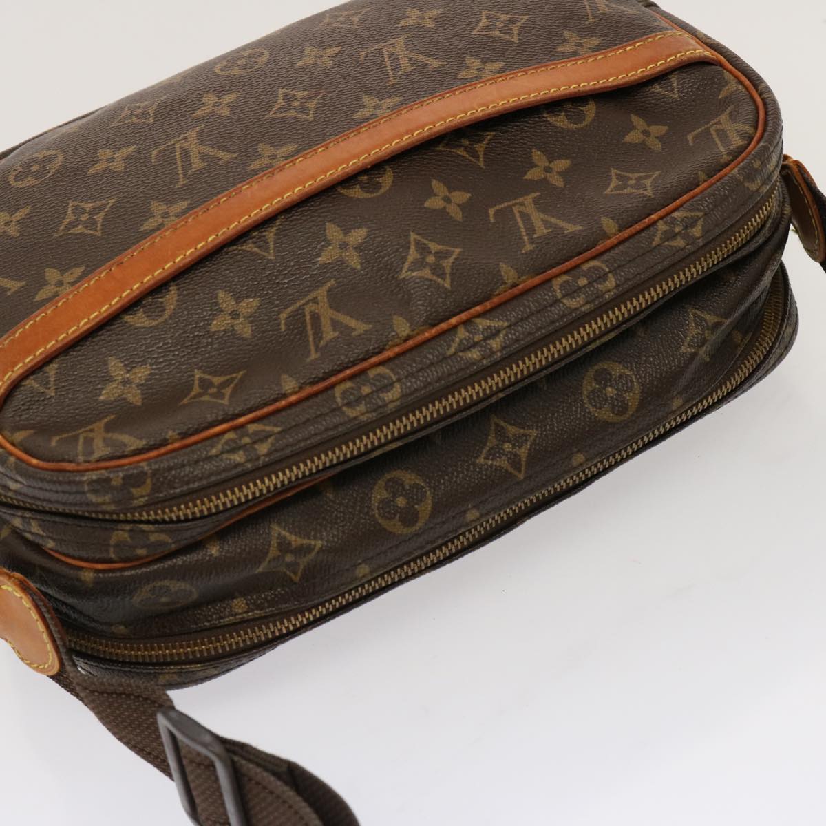 LOUIS VUITTON Monogram Reporter PM Shoulder Bag M45254 LV Auth 68801