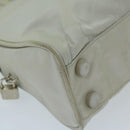 PRADA Hand Bag Nylon Gray Auth 68818-15