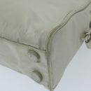 PRADA Hand Bag Nylon Gray Auth 68818-9