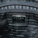 PRADA Hand Bag Nylon Gray Auth 68818-20
