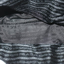 PRADA Hand Bag Nylon Gray Auth 68818-10