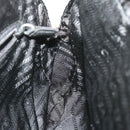 PRADA Hand Bag Nylon Gray Auth 68818-21