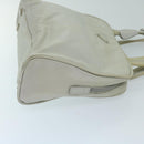 PRADA Hand Bag Nylon Gray Auth 68818-3