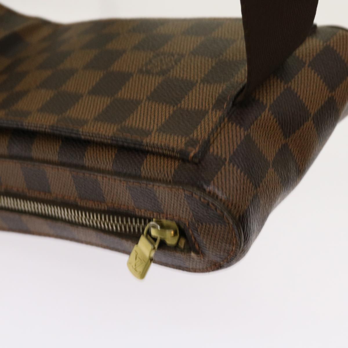 LOUIS VUITTON Damier Ebene Geronimos Shoulder Bag N51994 LV Auth 68821