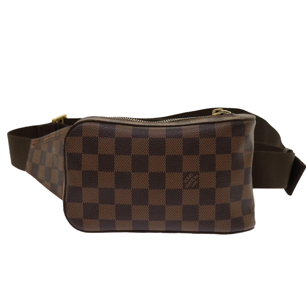 LOUIS VUITTON Damier Ebene Geronimos Shoulder Bag N51994 LV Auth 68821