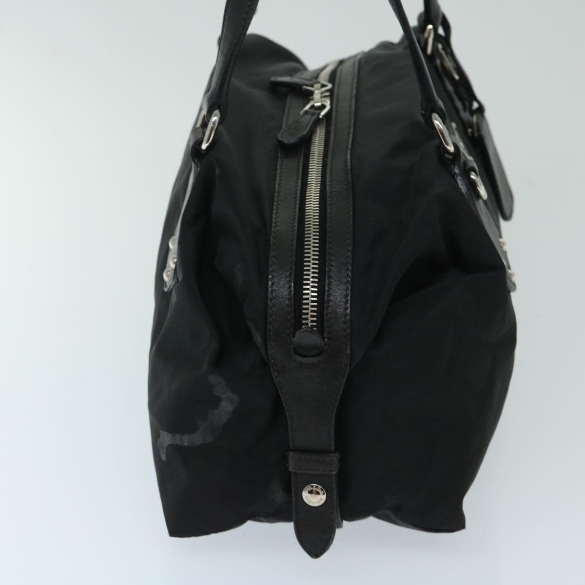 PRADA Shoulder Bag Nylon Black Auth 68824