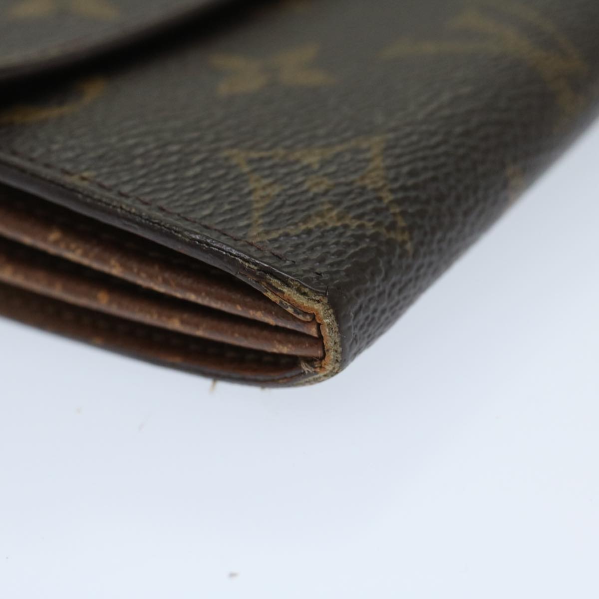 LOUIS VUITTON Monogram Pochette Porte Monnaie Credit Wallet M61725 Auth 68830