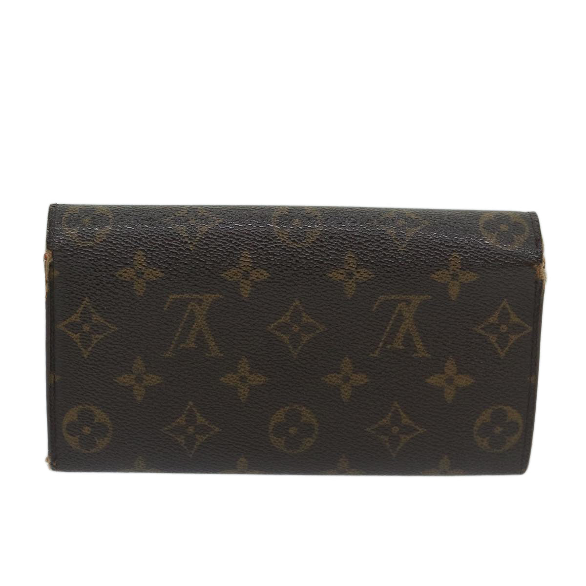 LOUIS VUITTON Monogram Pochette Porte Monnaie Credit Wallet M61725 Auth 68830 - 0