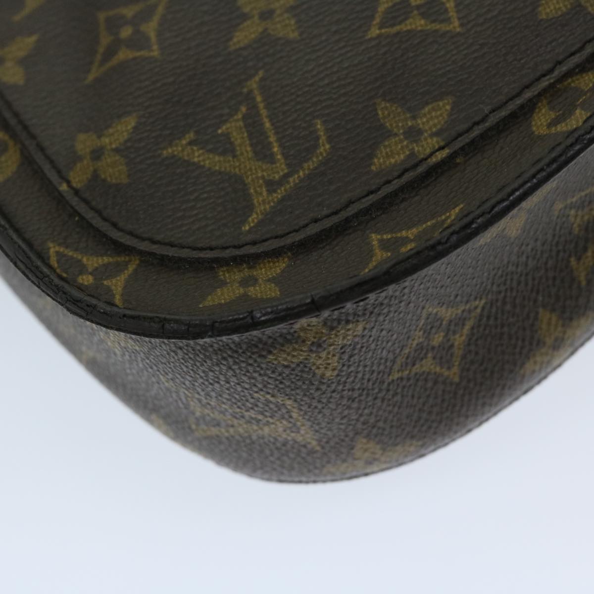 LOUIS VUITTON Monogram Saint Cloud GM Shoulder Bag M51242 LV Auth 68844