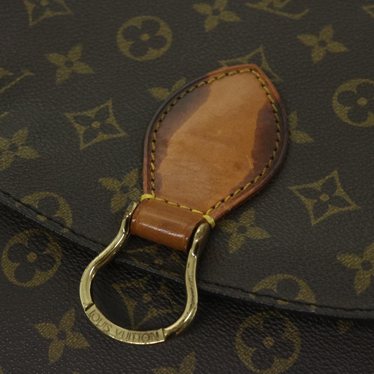 LOUIS VUITTON Monogram Saint Cloud GM Shoulder Bag M51242 LV Auth 68844