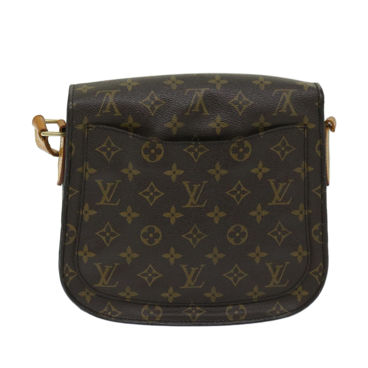 LOUIS VUITTON Monogram Saint Cloud GM Shoulder Bag M51242 LV Auth 68844