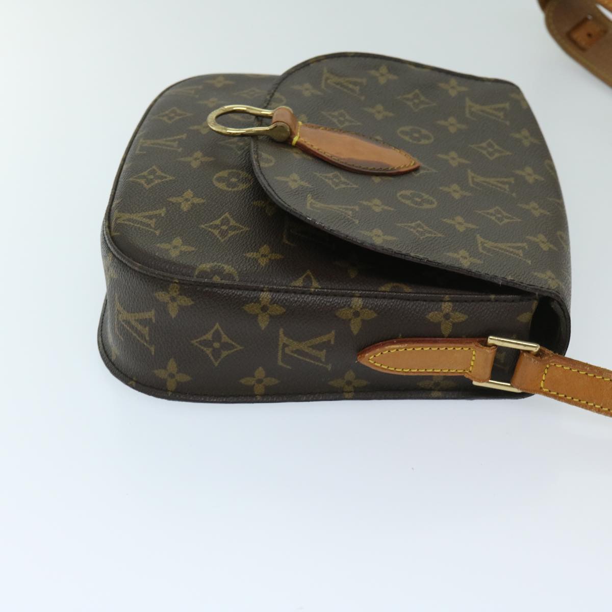 LOUIS VUITTON Monogram Saint Cloud GM Shoulder Bag M51242 LV Auth 68844