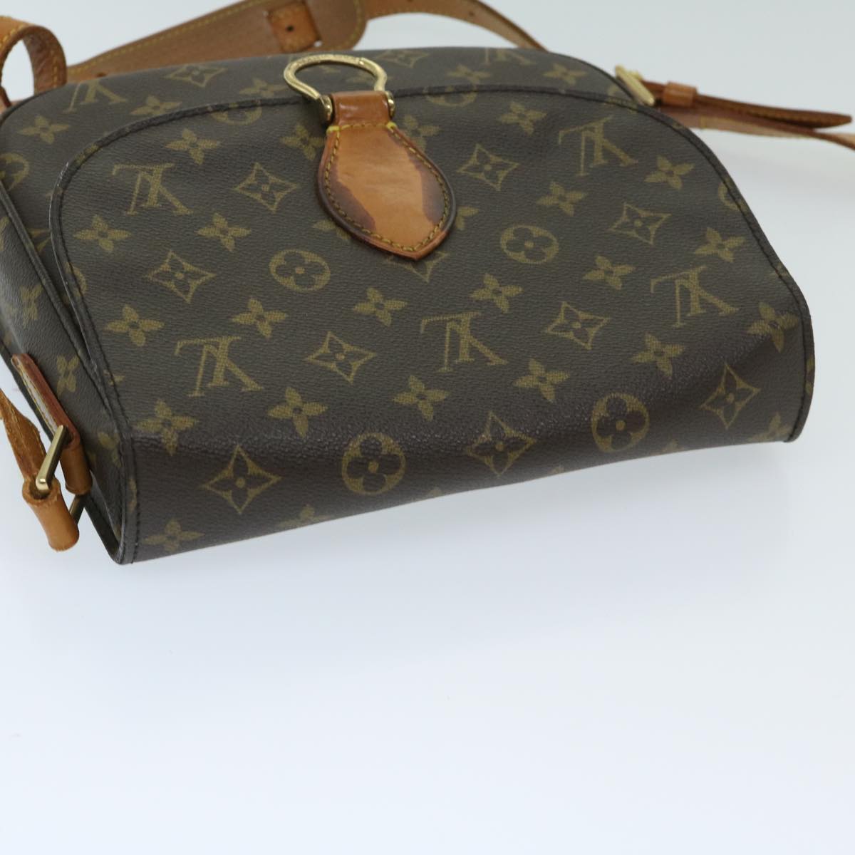 LOUIS VUITTON Monogram Saint Cloud GM Shoulder Bag M51242 LV Auth 68844