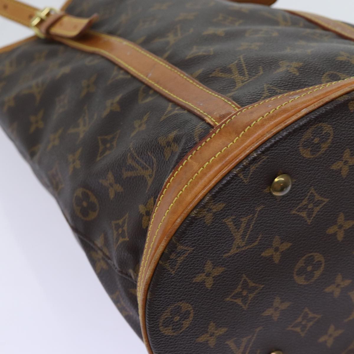 LOUIS VUITTON Monogram Bucket GM Shoulder Bag M42236 LV Auth 68863