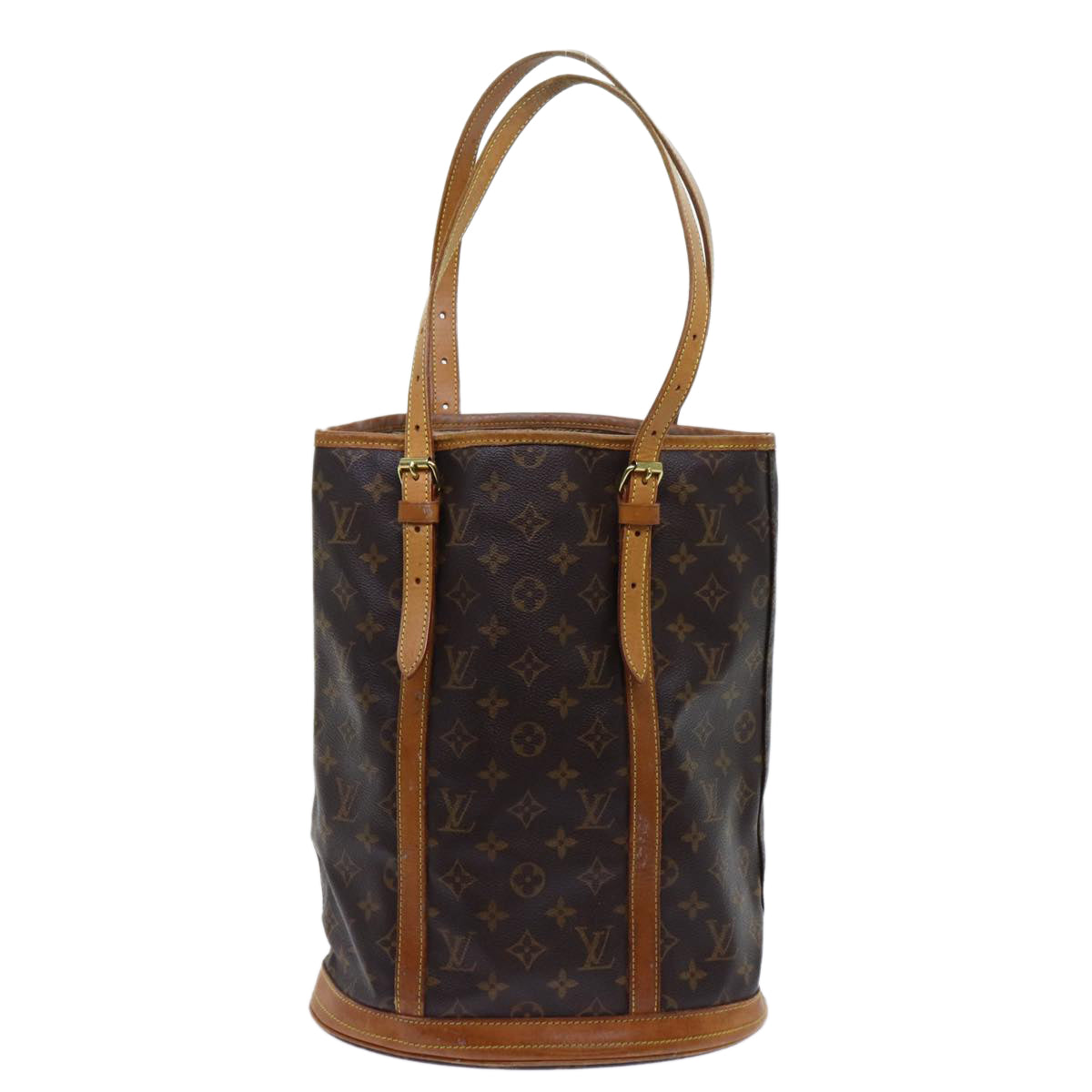 LOUIS VUITTON Monogram Bucket GM Shoulder Bag M42236 LV Auth 68863