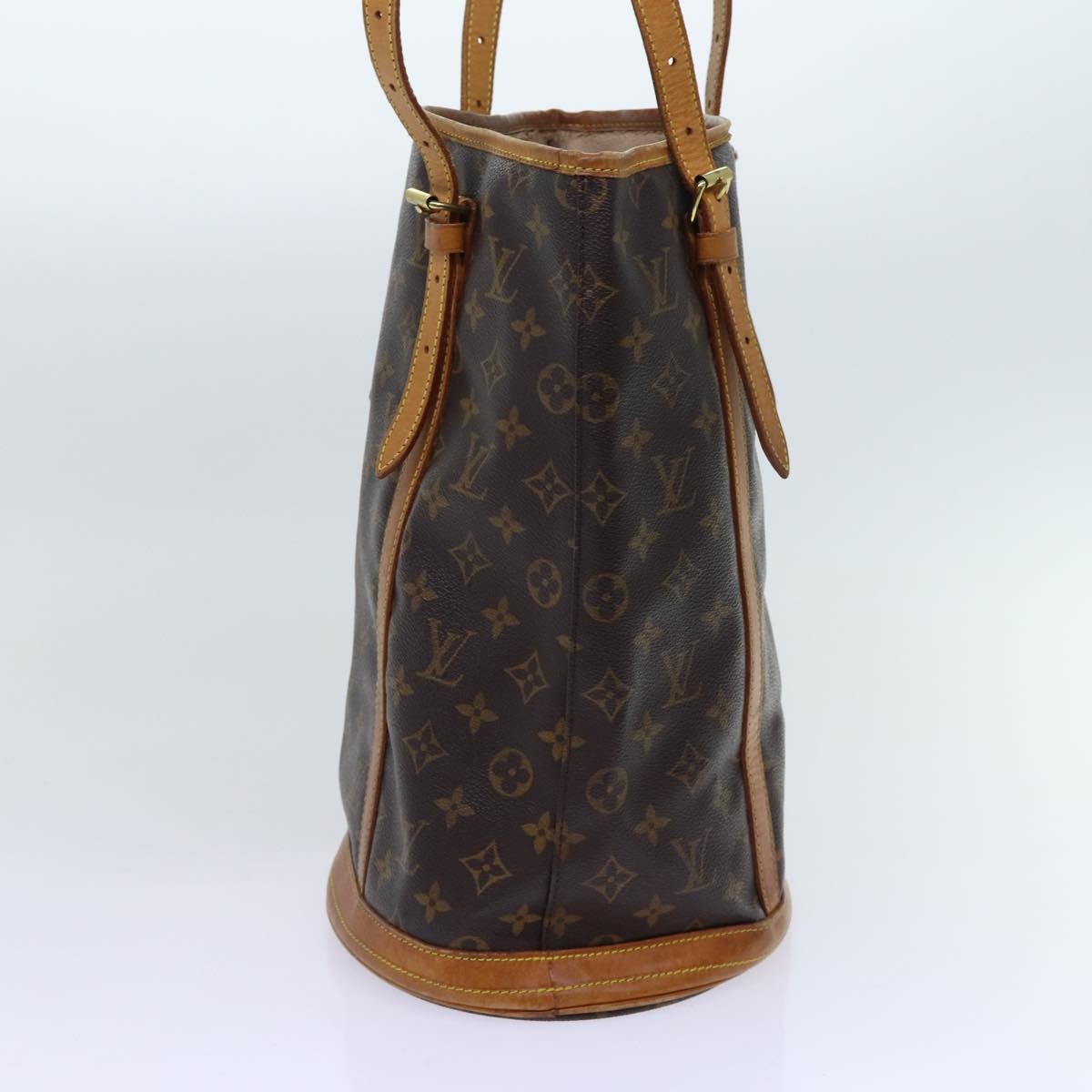 LOUIS VUITTON Monogram Bucket GM Shoulder Bag M42236 LV Auth 68863