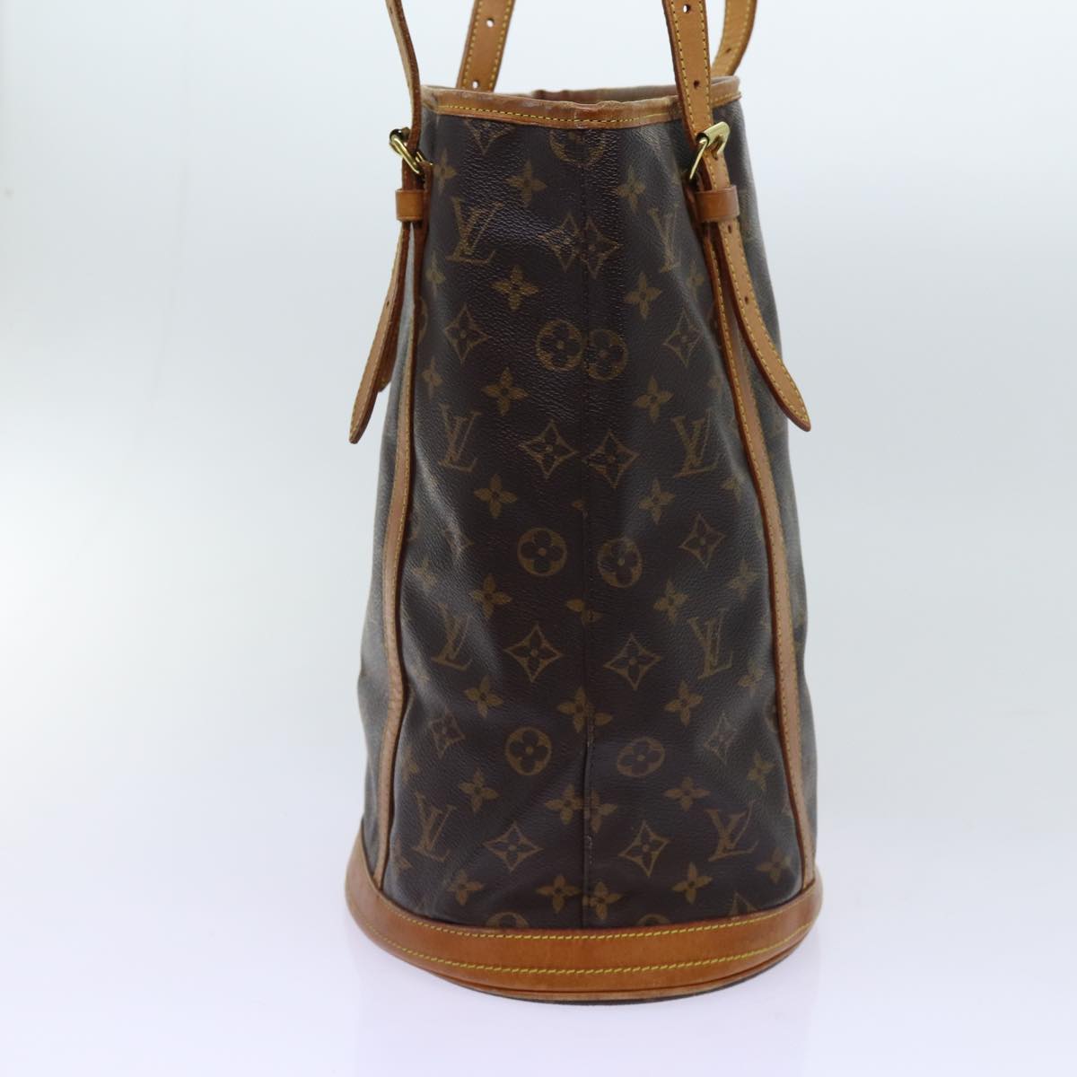 LOUIS VUITTON Monogram Bucket GM Shoulder Bag M42236 LV Auth 68863