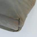 PRADA Hand Bag Nylon Gray Auth 68871-14