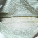 PRADA Hand Bag Nylon Gray Auth 68871-18