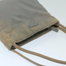 PRADA Hand Bag Nylon Gray Auth 68871-6