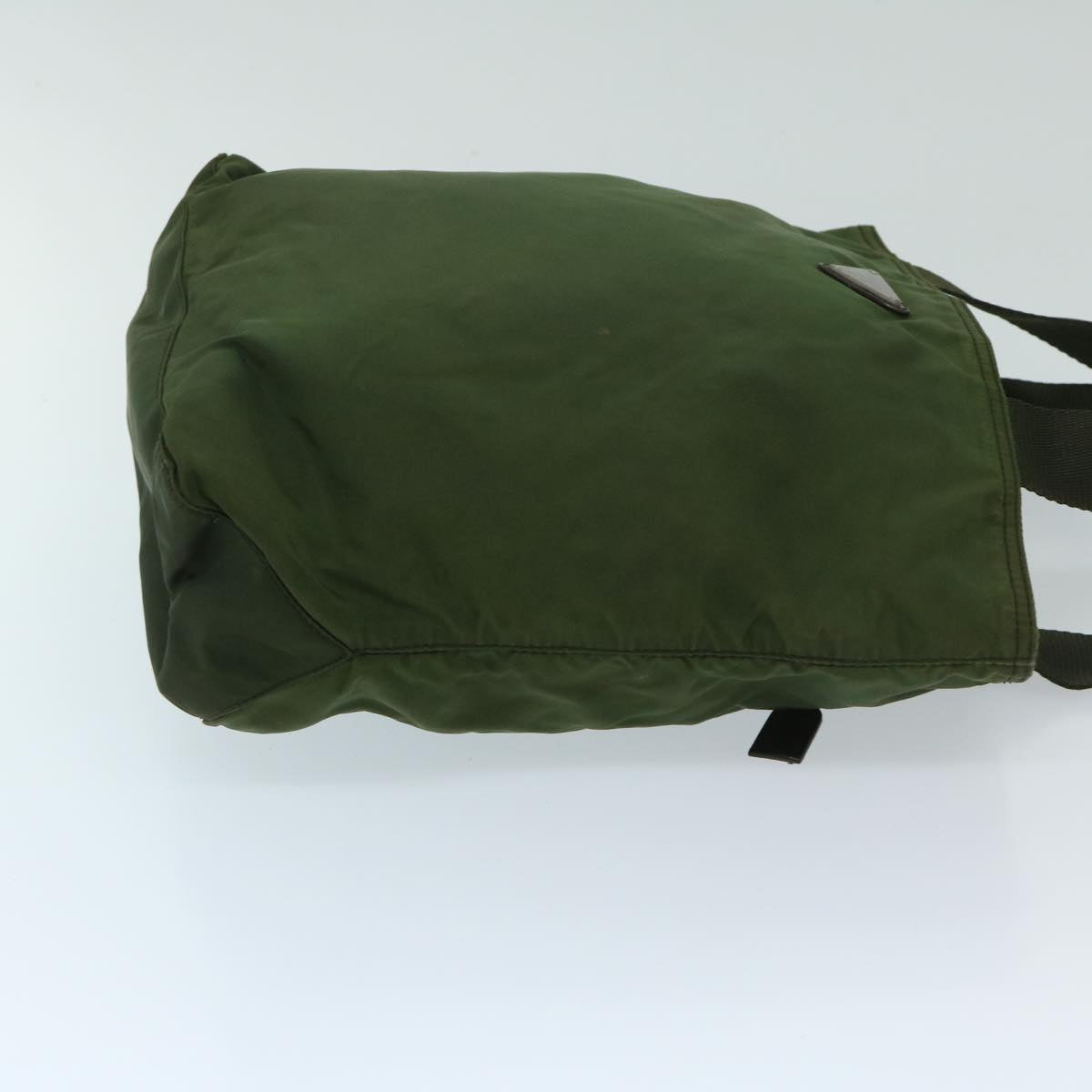 PRADA Tote Bag Nylon Khaki Auth 68873