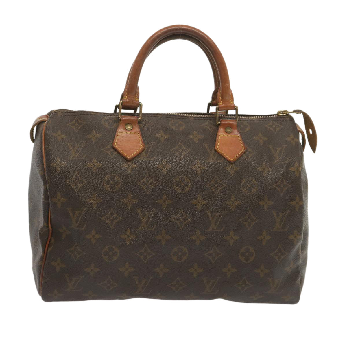 LOUIS VUITTON Monogram Speedy 30 Hand Bag M41526 LV Auth 68877