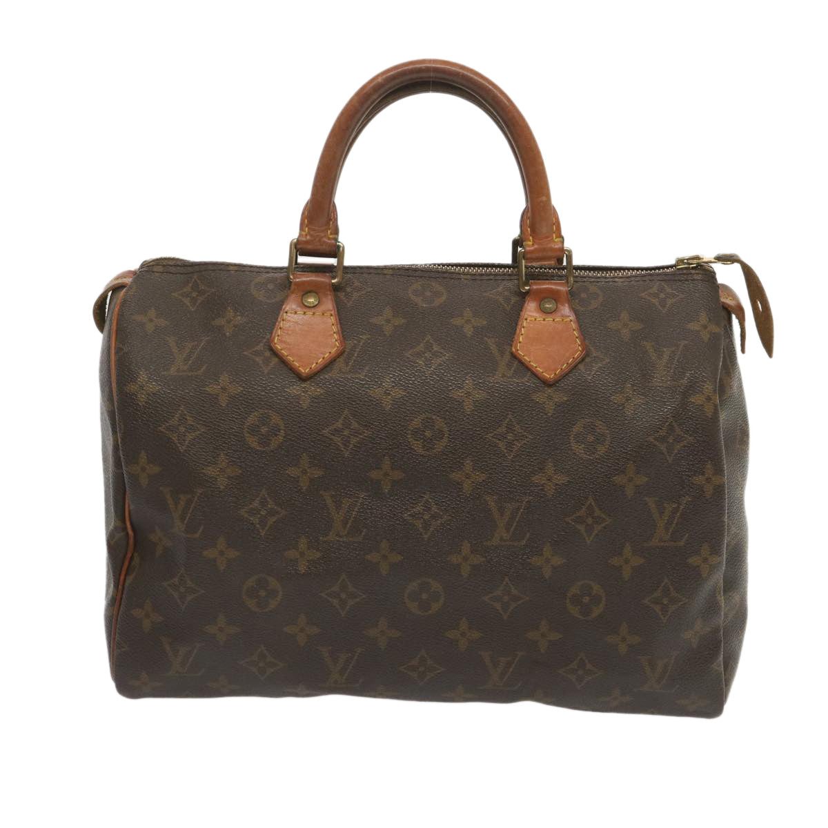 LOUIS VUITTON Monogram Speedy 30 Hand Bag M41526 LV Auth 68877