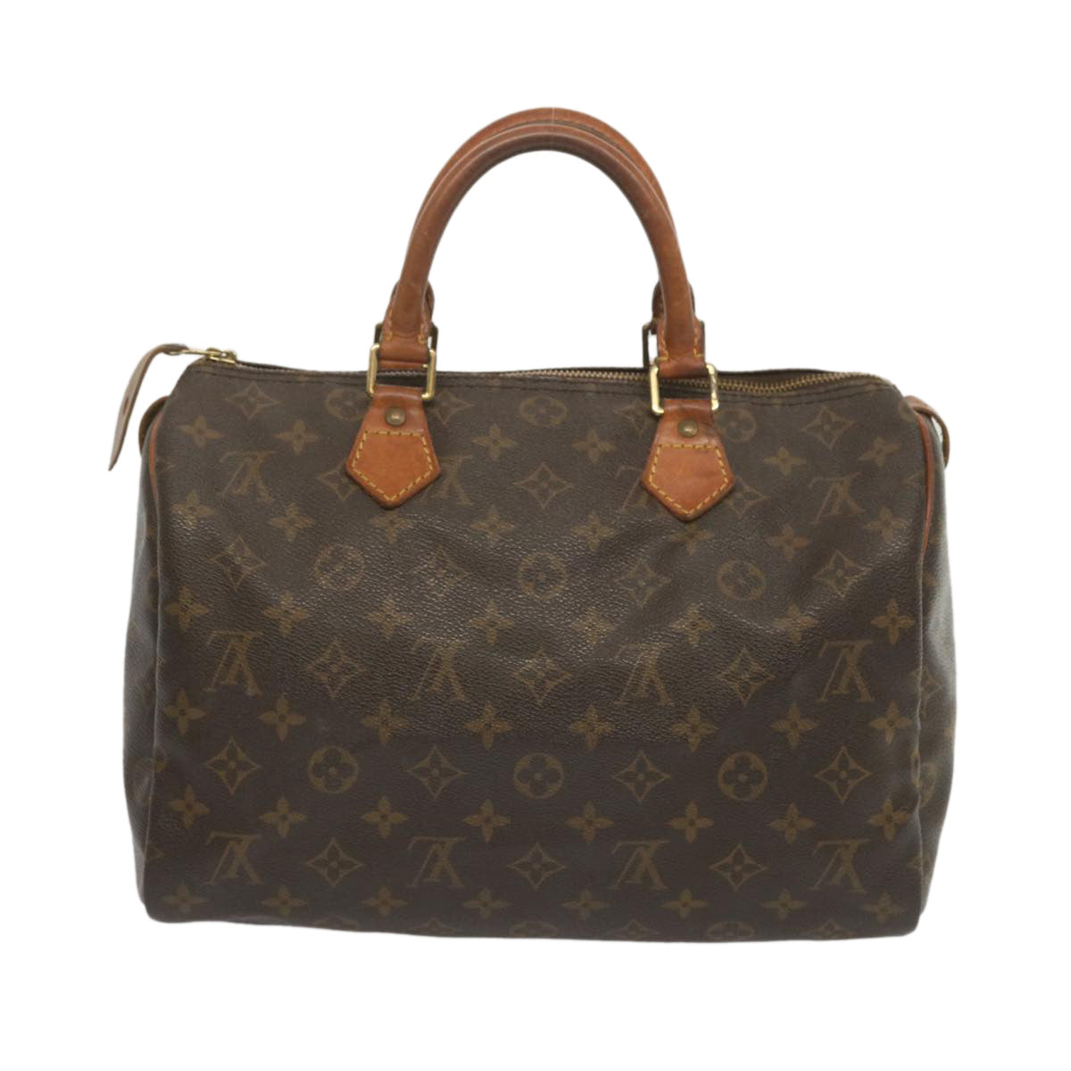 LOUIS VUITTON Monogram Speedy 30 Hand Bag M41526 LV Auth 68877