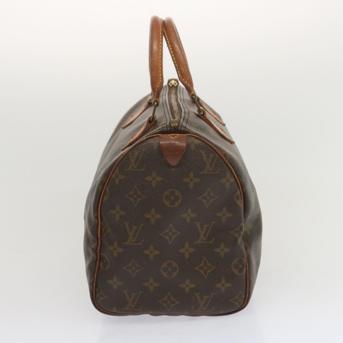 LOUIS VUITTON Monogram Speedy 30 Hand Bag M41526 LV Auth 68877