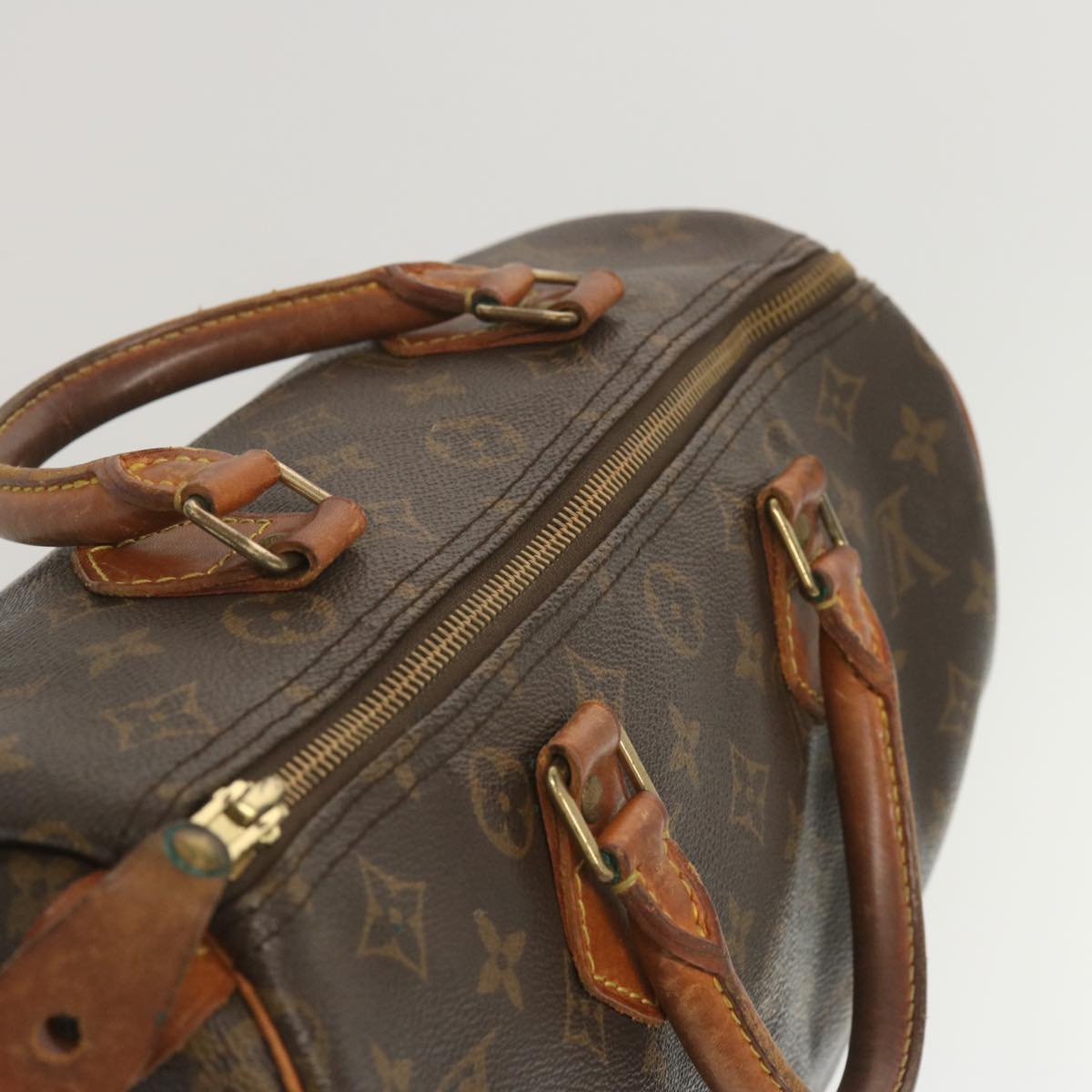 LOUIS VUITTON Monogram Speedy 30 Hand Bag M41526 LV Auth 68877