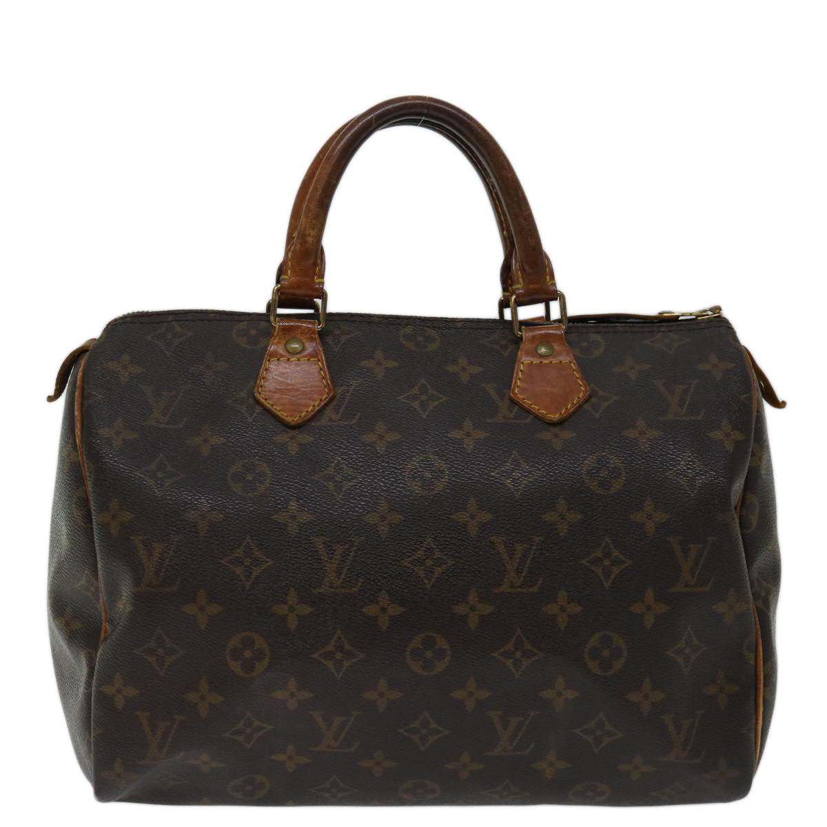 LOUIS VUITTON Monogram Speedy 30 Hand Bag M41526 LV Auth 68878