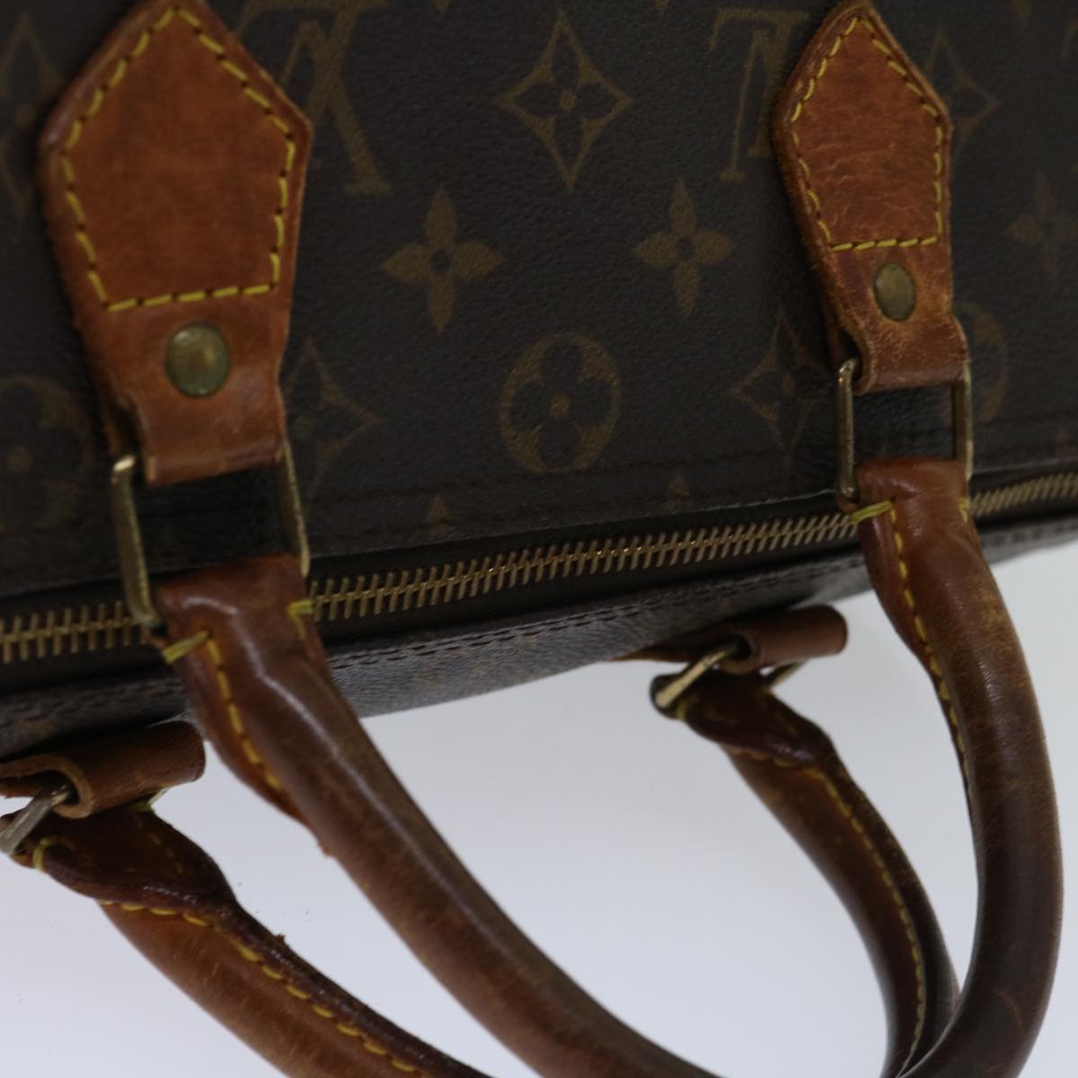 LOUIS VUITTON Monogram Speedy 30 Hand Bag M41526 LV Auth 68878