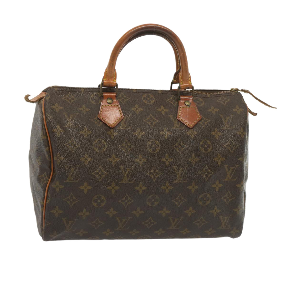 LOUIS VUITTON Monogram Speedy 30 Hand Bag M41526 LV Auth 68879