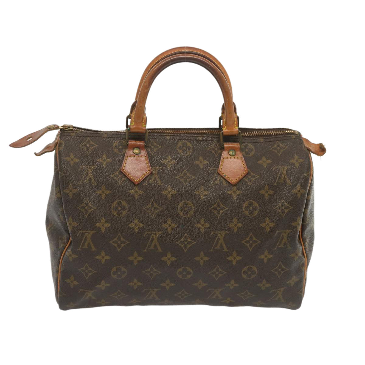 LOUIS VUITTON Monogram Speedy 30 Hand Bag M41526 LV Auth 68879