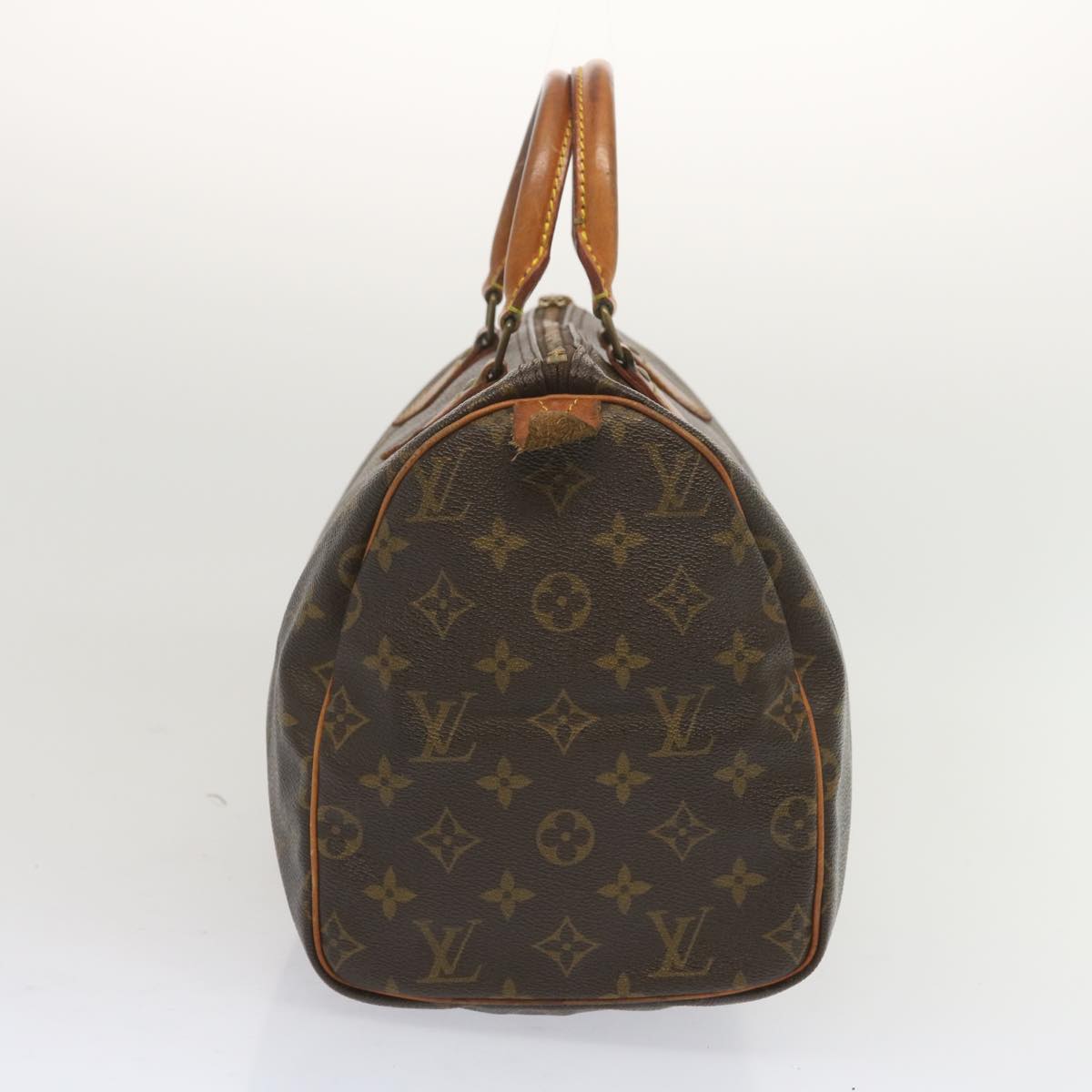 LOUIS VUITTON Monogram Speedy 30 Hand Bag M41526 LV Auth 68879