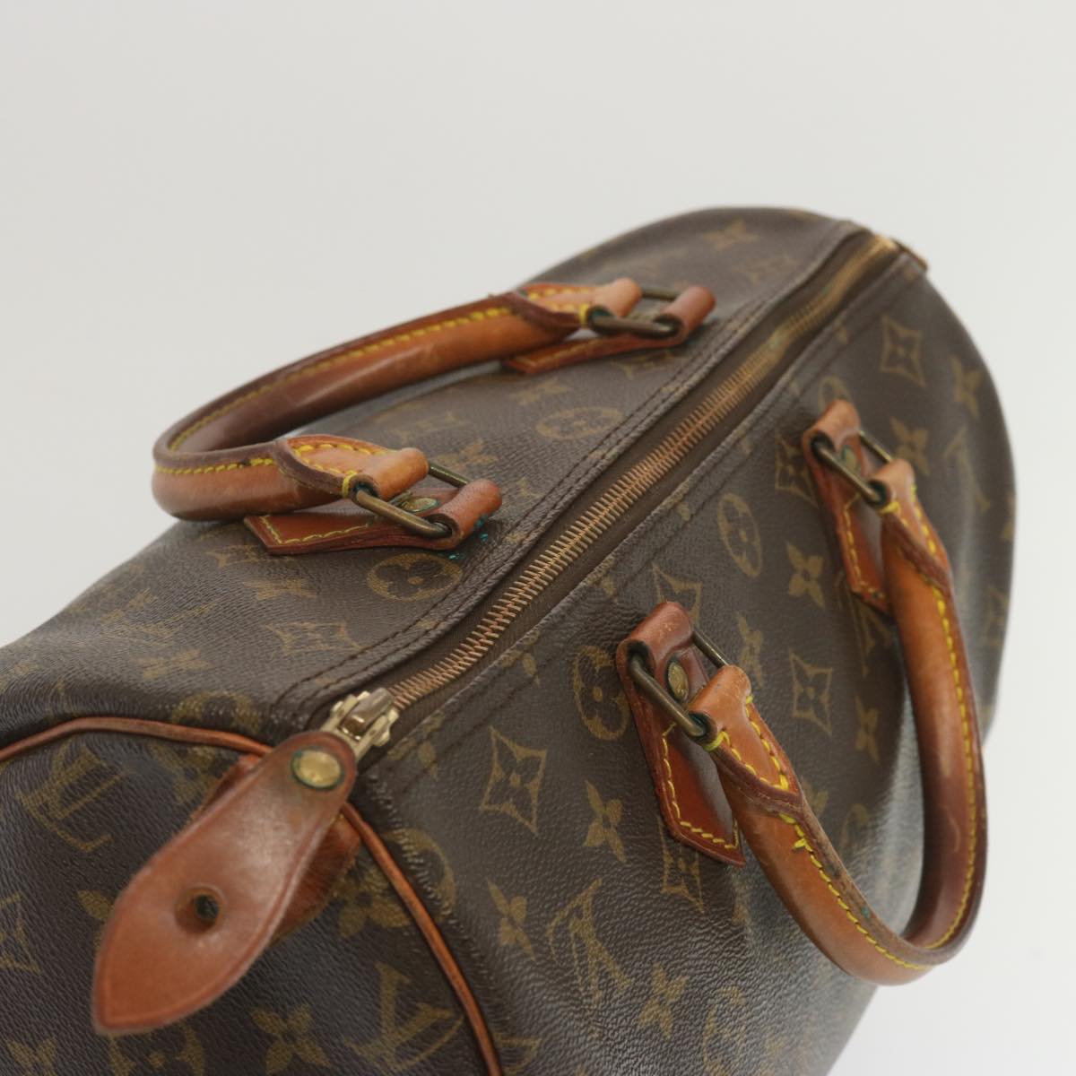 LOUIS VUITTON Monogram Speedy 30 Hand Bag M41526 LV Auth 68879