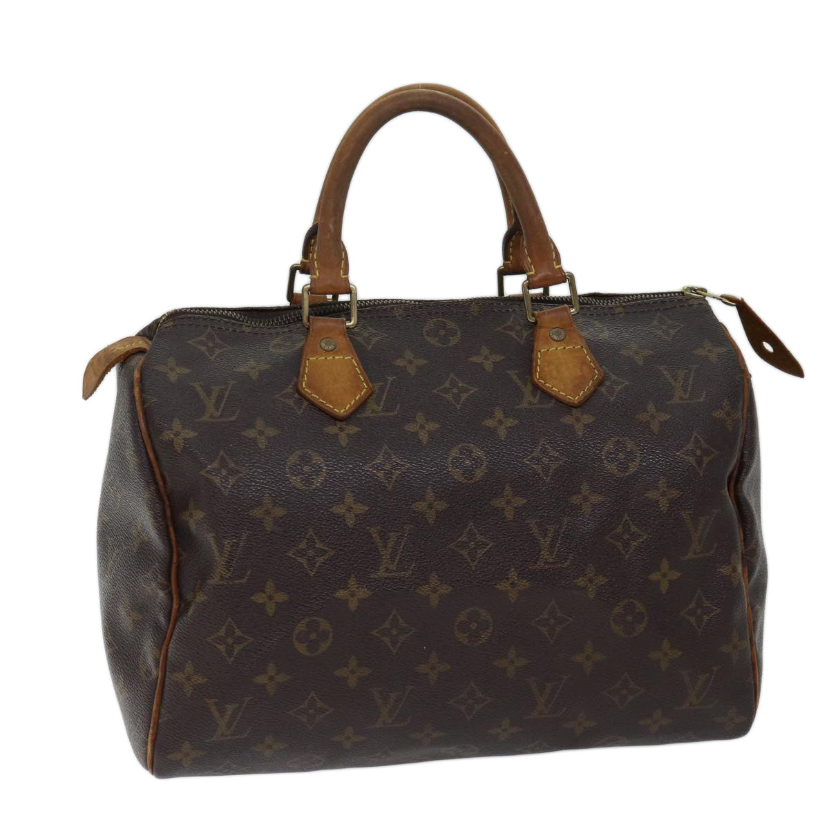 LOUIS VUITTON Monogram Speedy 30 Hand Bag M41526 LV Auth 68880