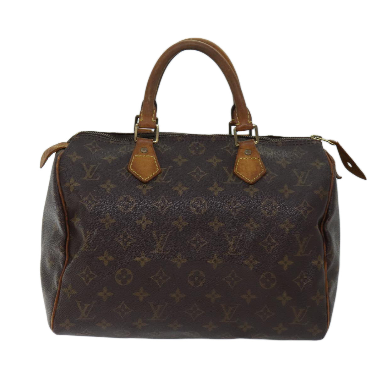 LOUIS VUITTON Monogram Speedy 30 Hand Bag M41526 LV Auth 68880