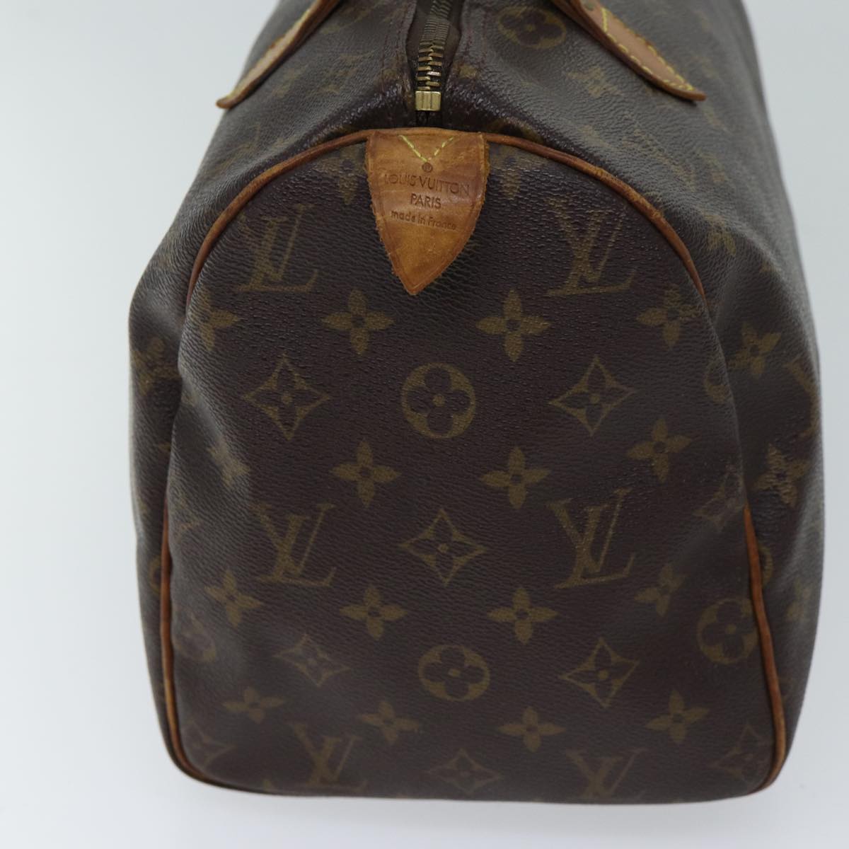 LOUIS VUITTON Monogram Speedy 30 Hand Bag M41526 LV Auth 68880