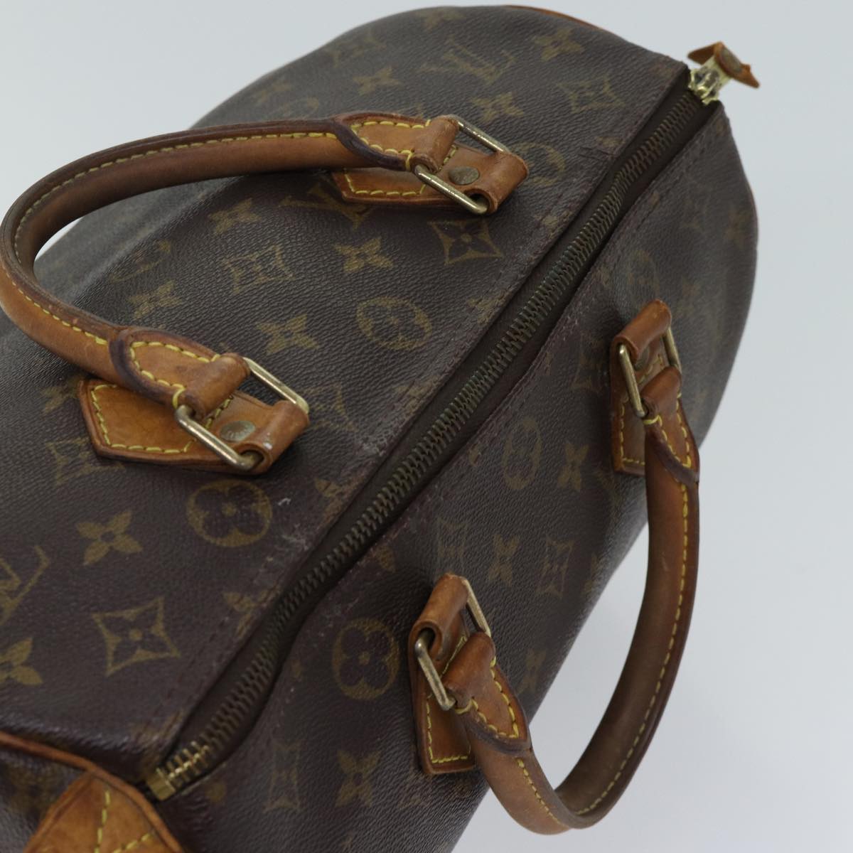 LOUIS VUITTON Monogram Speedy 30 Hand Bag M41526 LV Auth 68880