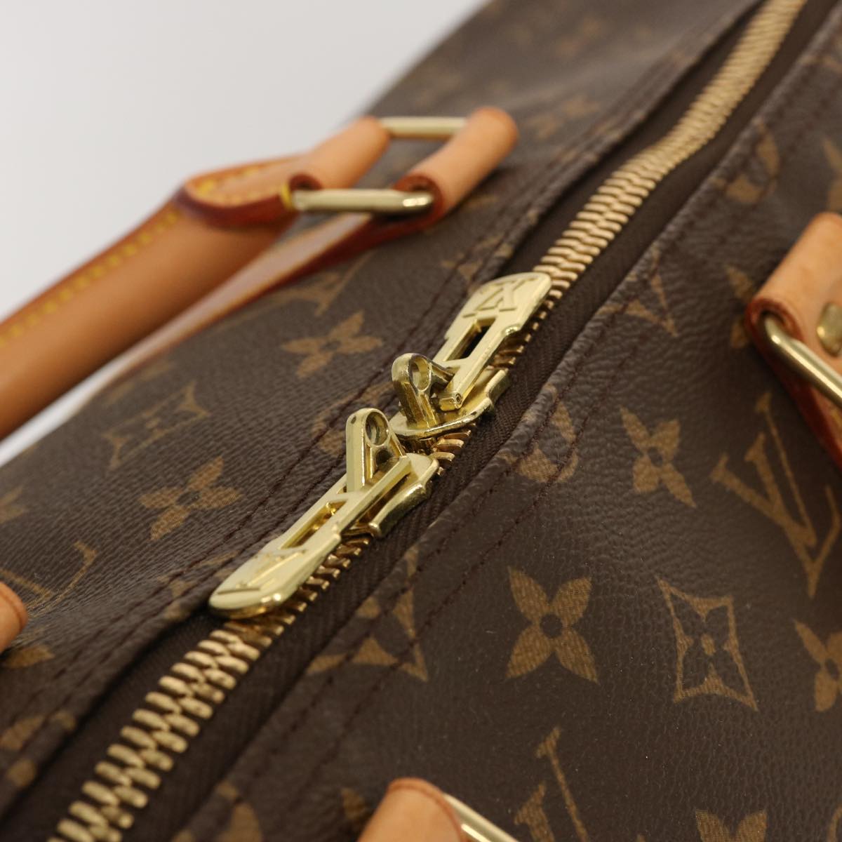 LOUIS VUITTON Monogram Keepall 50 Boston Bag M41426 LV Auth 68881