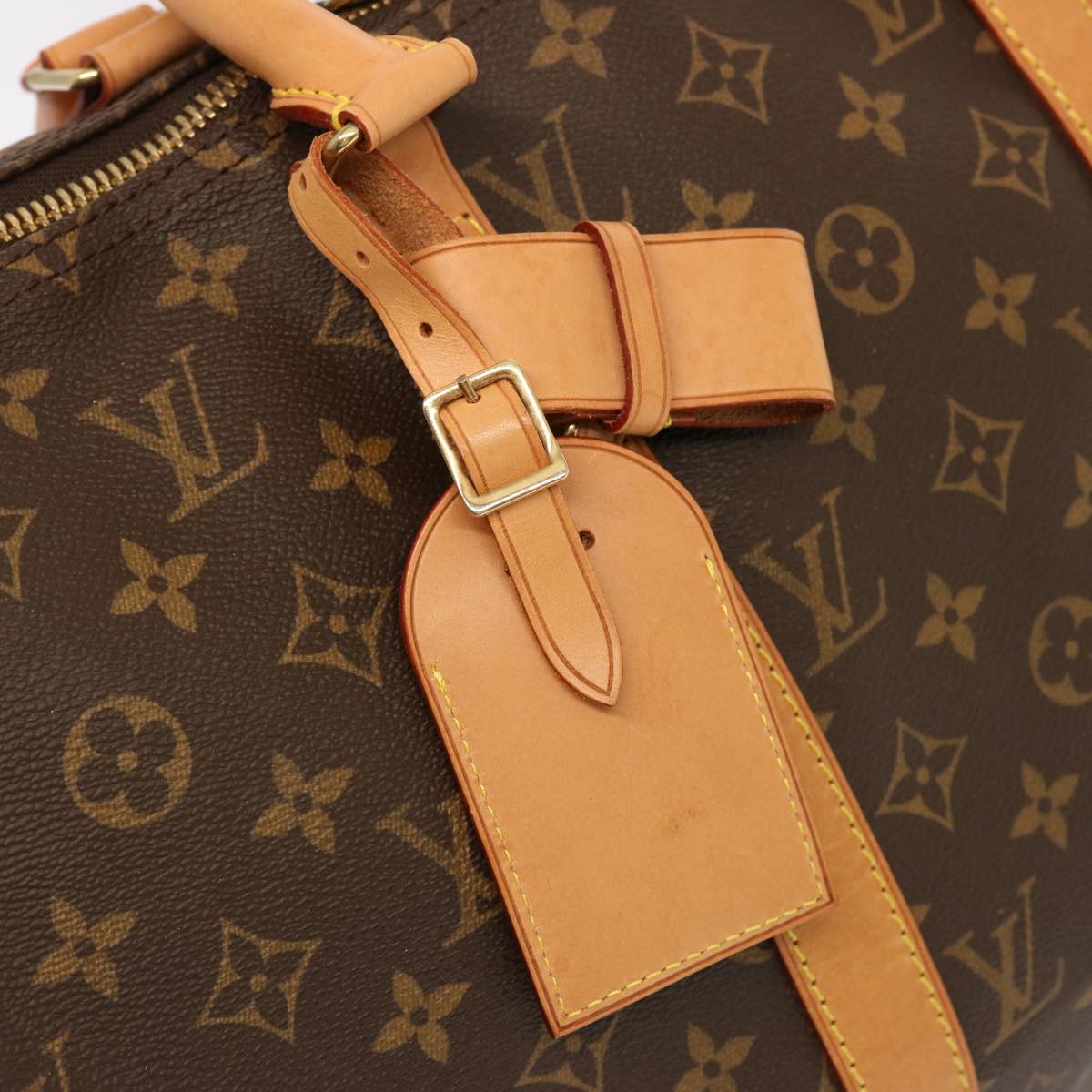 LOUIS VUITTON Monogram Keepall 50 Boston Bag M41426 LV Auth 68881