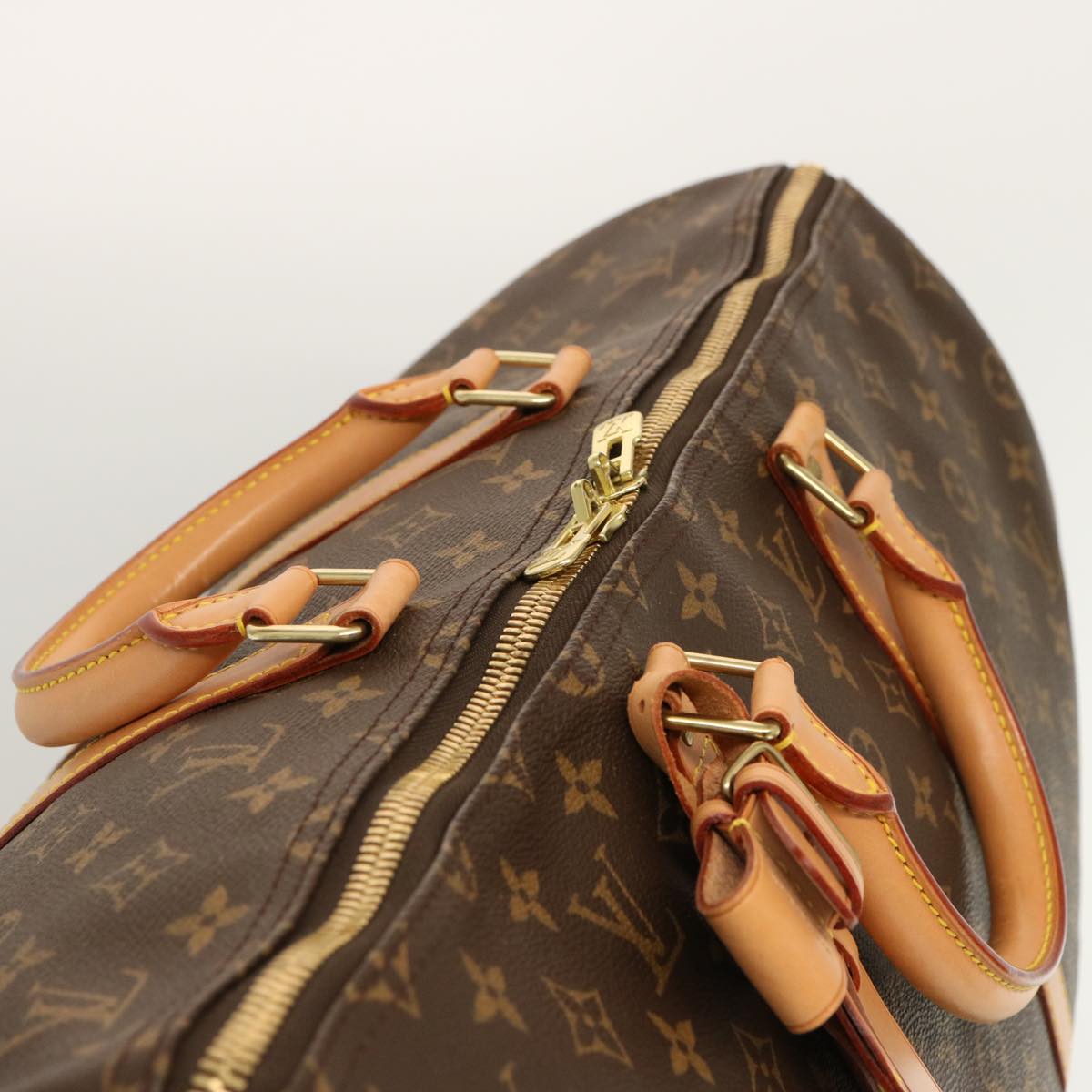 LOUIS VUITTON Monogram Keepall 50 Boston Bag M41426 LV Auth 68881