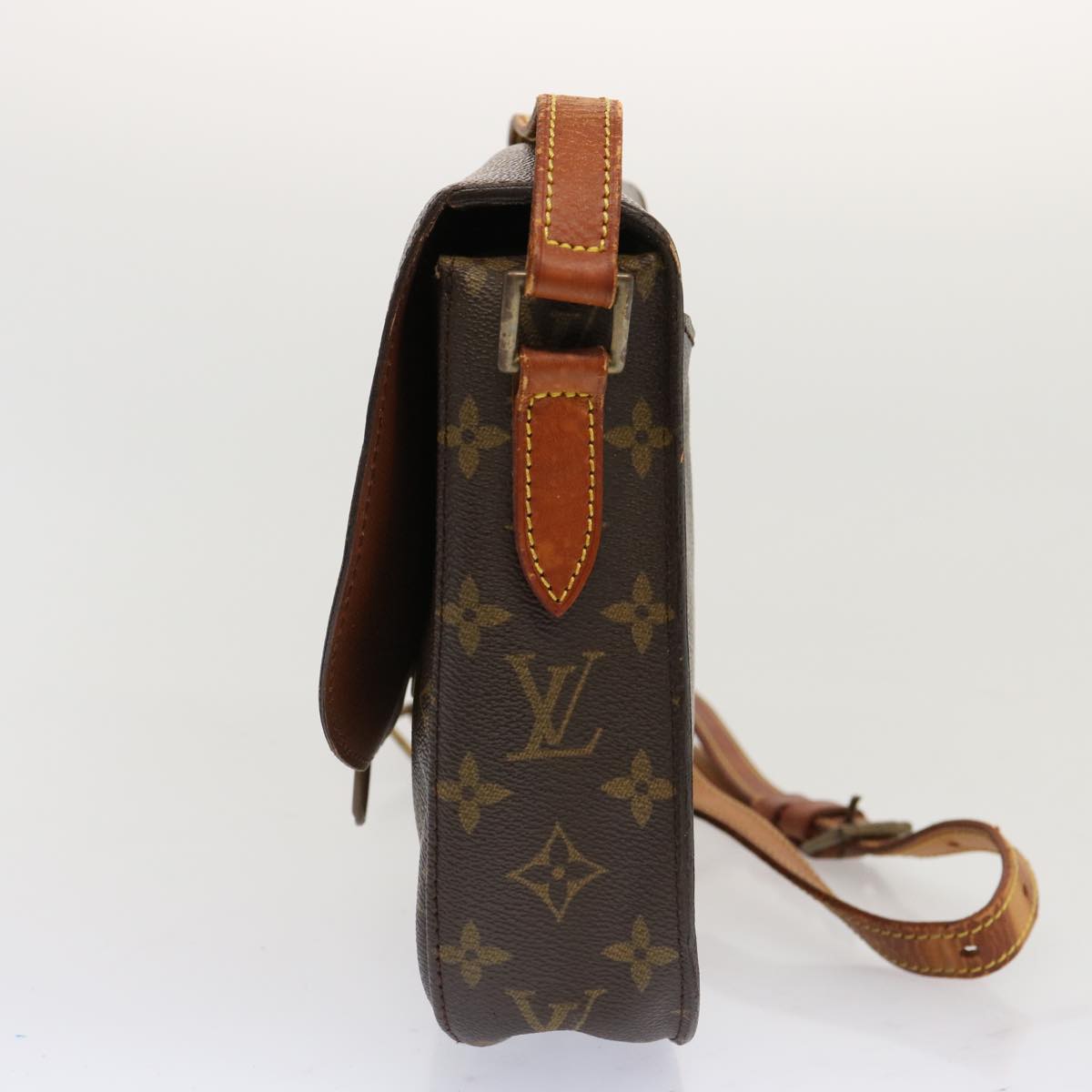 LOUIS VUITTON Monogram Saint Cloud GM Shoulder Bag M51242 LV Auth 68894