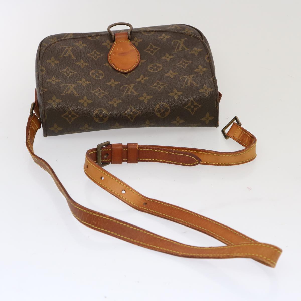 LOUIS VUITTON Monogram Saint Cloud GM Shoulder Bag M51242 LV Auth 68894