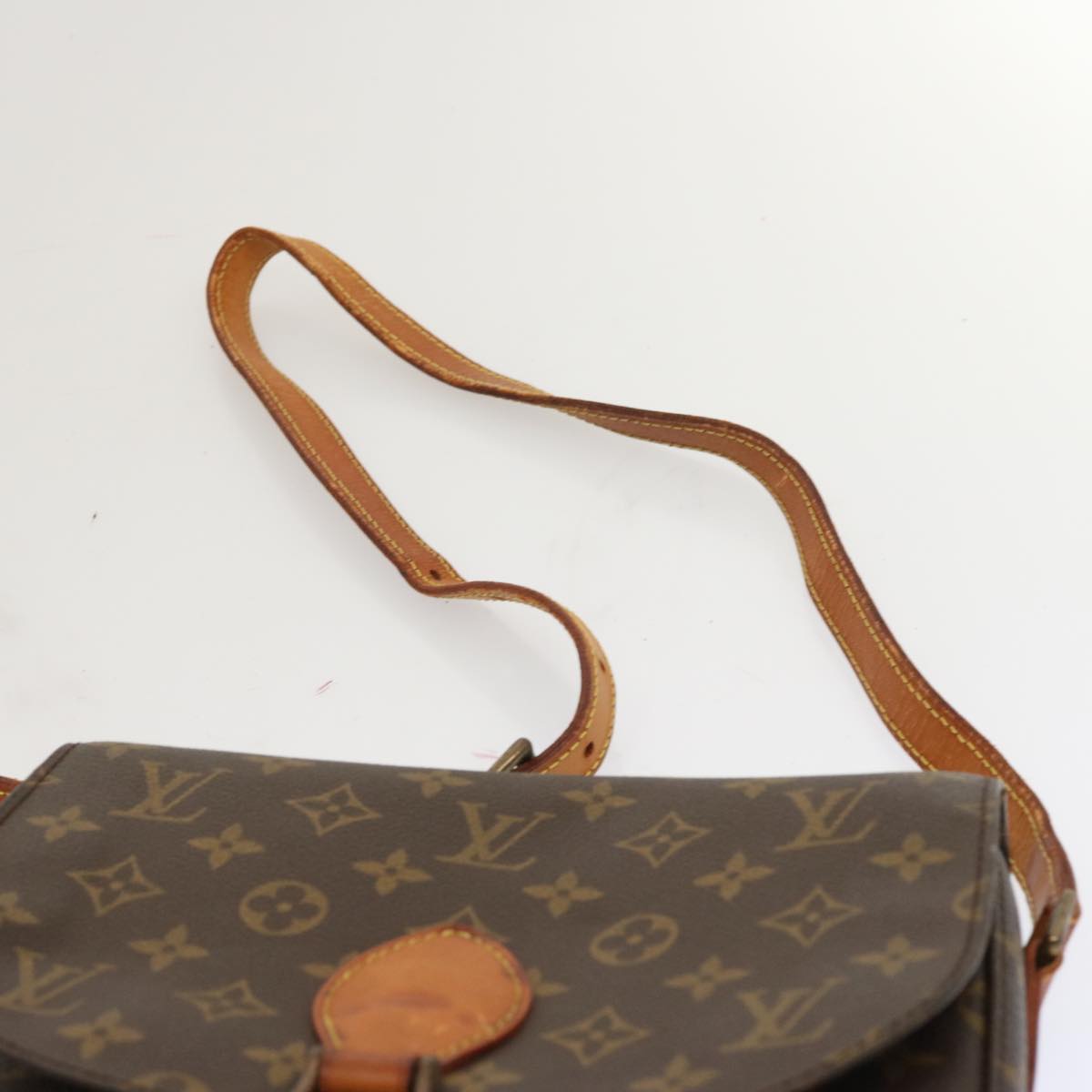 LOUIS VUITTON Monogram Saint Cloud GM Shoulder Bag M51242 LV Auth 68894