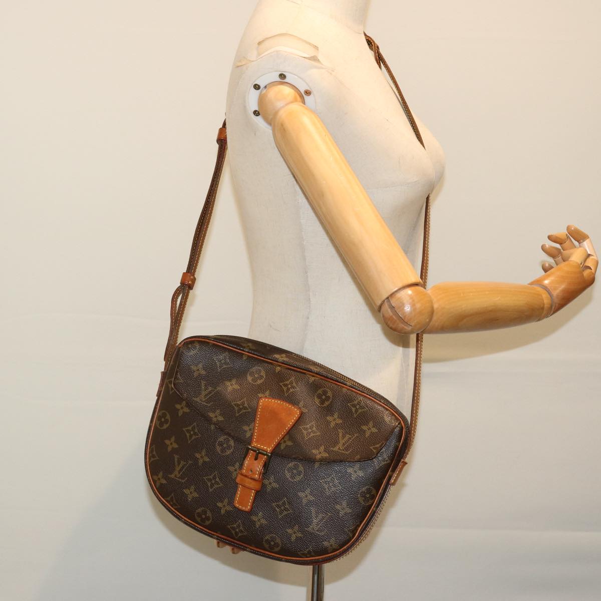 LOUIS VUITTON Monogram Jeune Fille GM Shoulder Bag M51225 LV Auth 68898