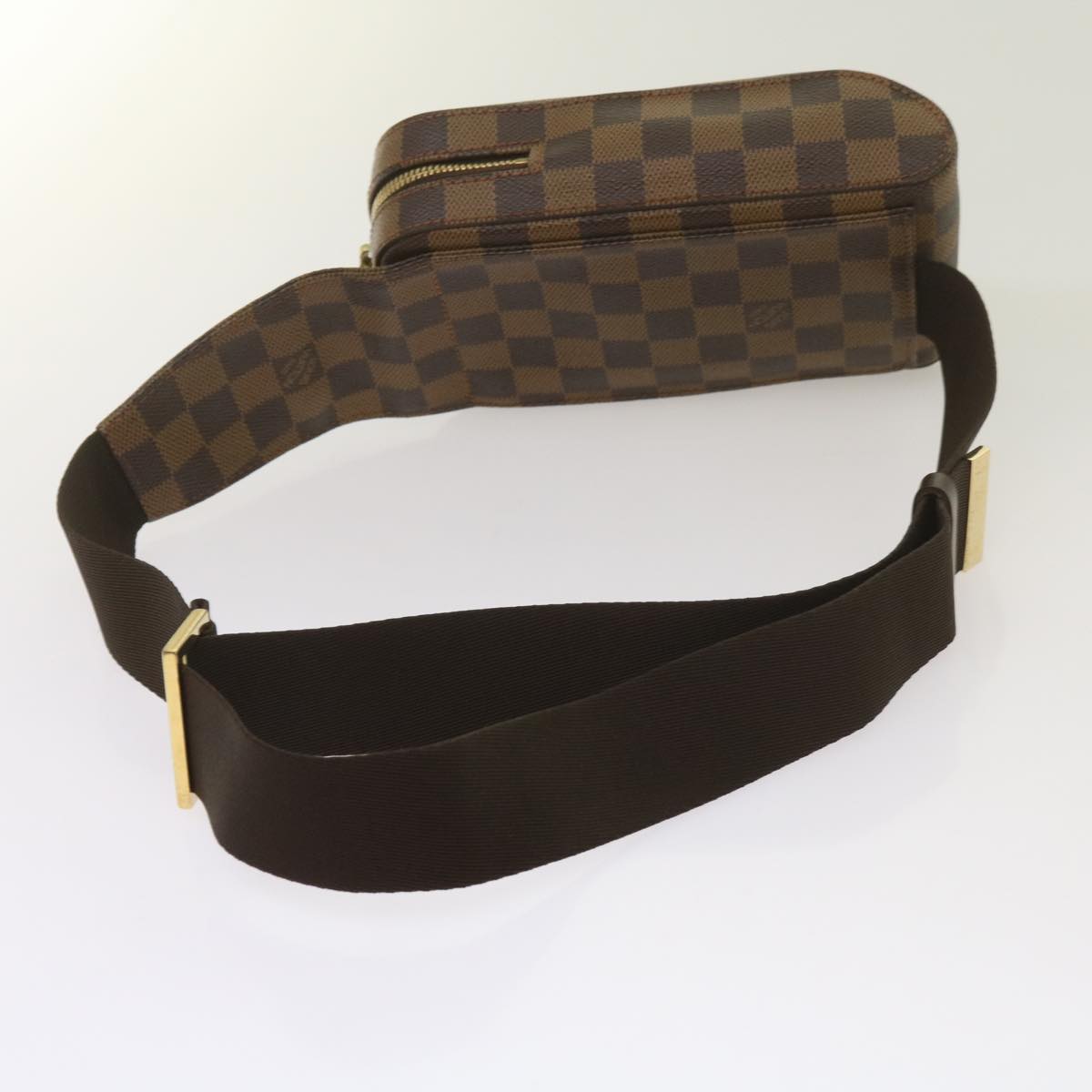 LOUIS VUITTON Damier Ebene Geronimos Shoulder Bag N51994 LV Auth 68901A