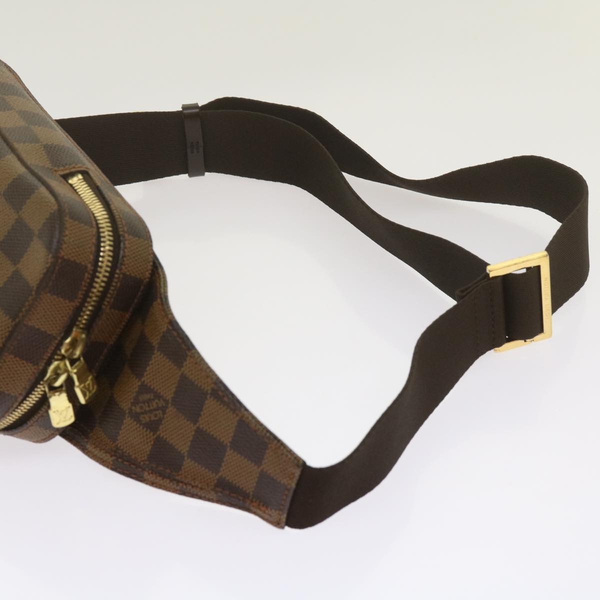 LOUIS VUITTON Damier Ebene Geronimos Shoulder Bag N51994 LV Auth 68901A