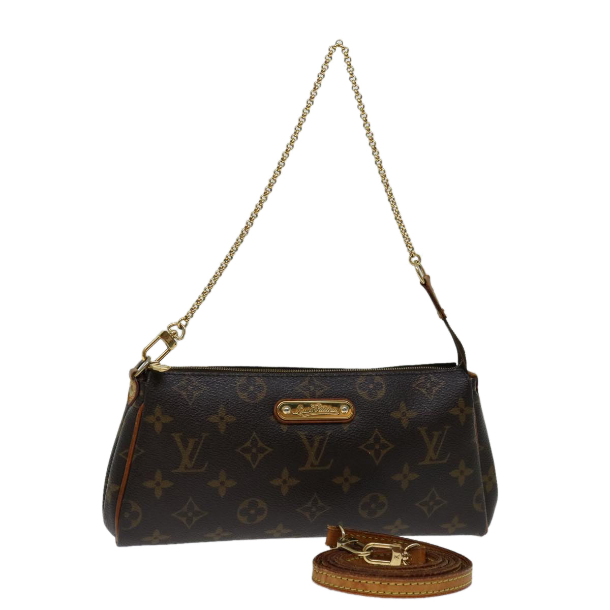 LOUIS VUITTON Monogram Eva Shoulder Bag 2way M95567 LV Auth 68902